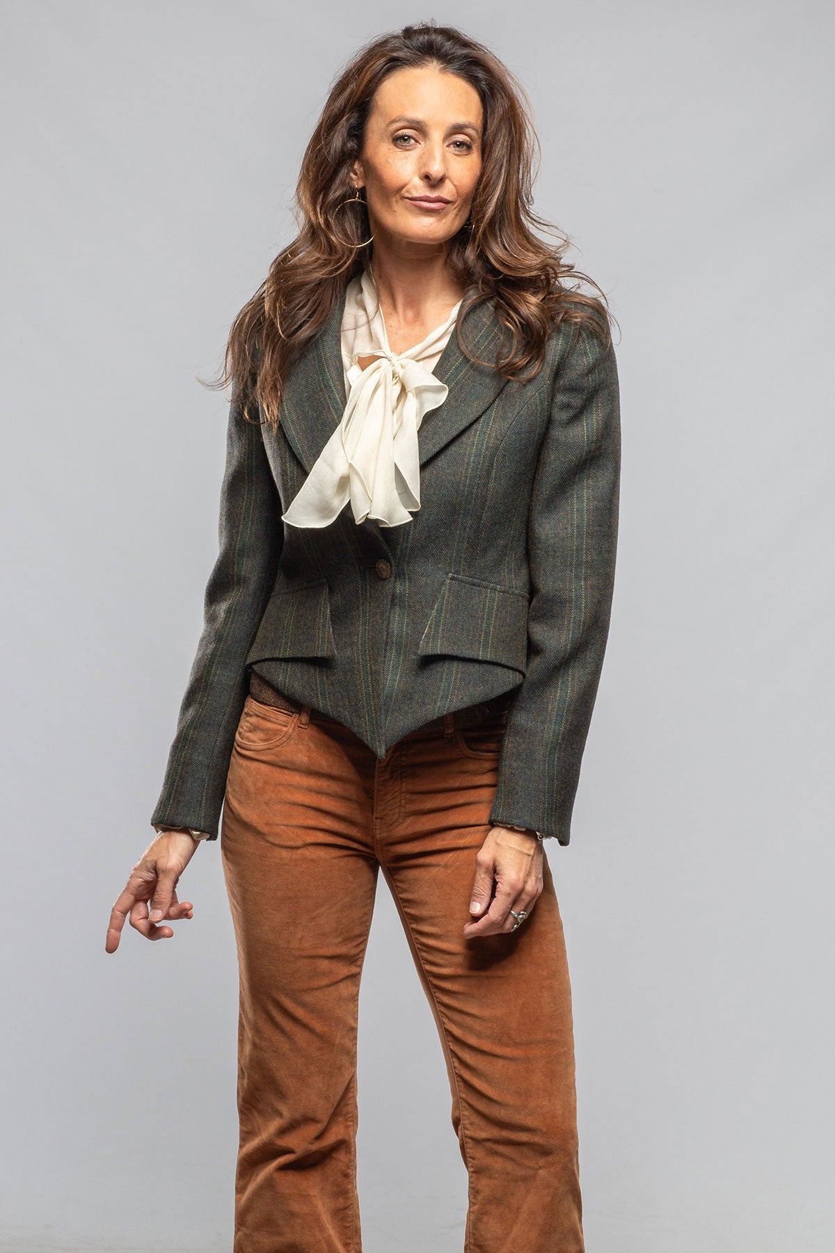 Fife Cropped Tweed Jacket