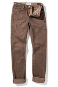 Jackson Slim Cotton Twill In Tortora