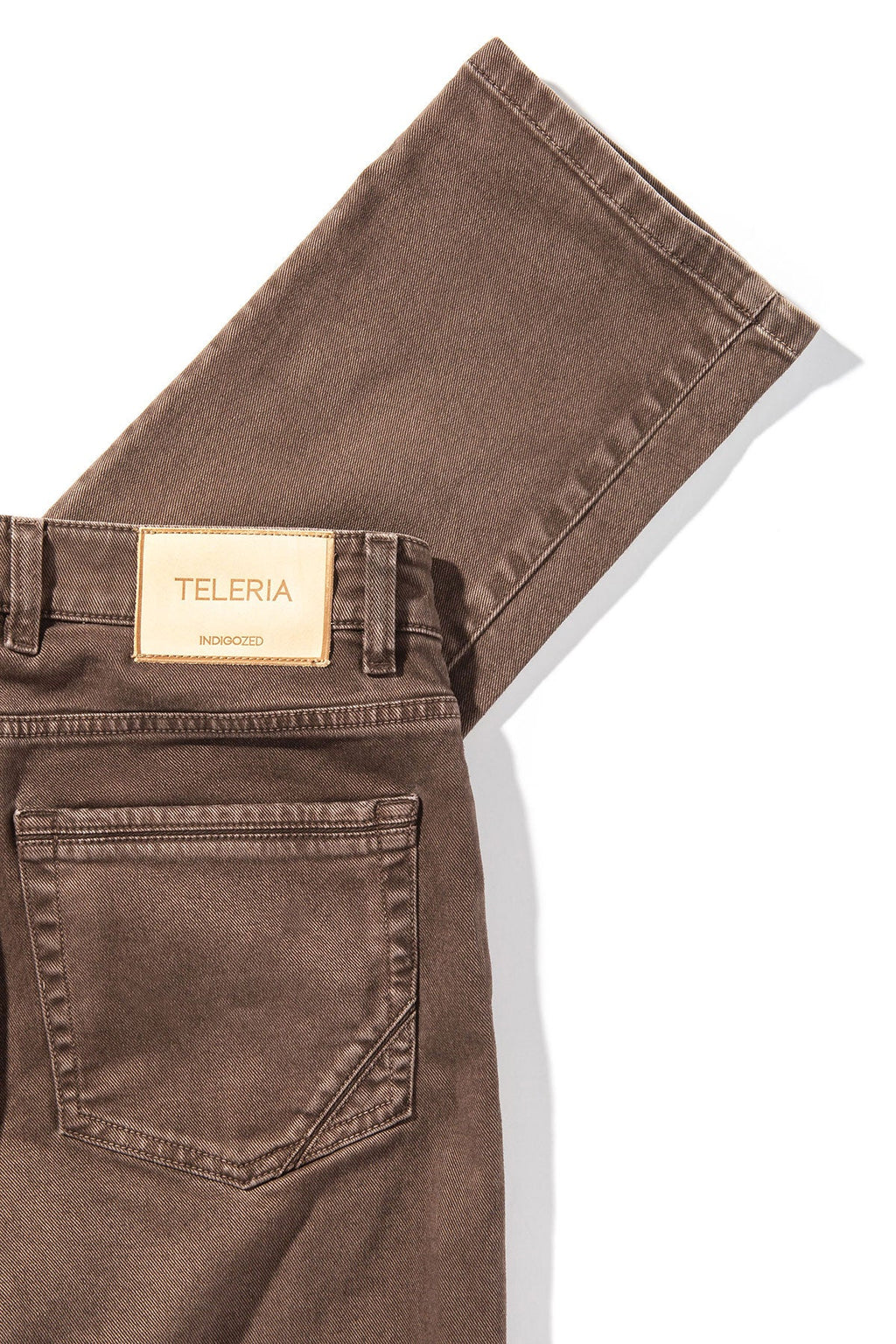 Jackson Slim Cotton Twill In Tortora