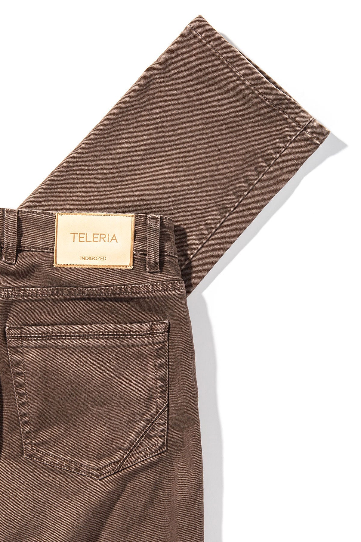 Jackson Slim Cotton Twill In Tortora