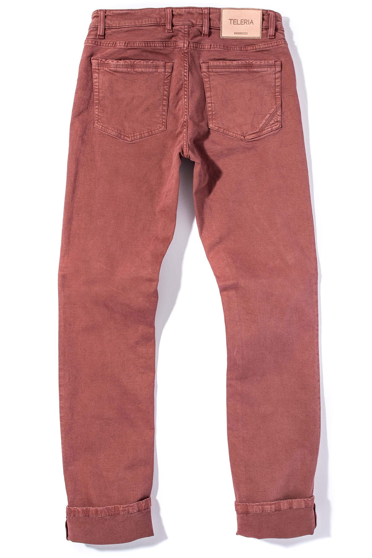 Ryland Rugged Soft Touch Cotton Jeans in Arancio