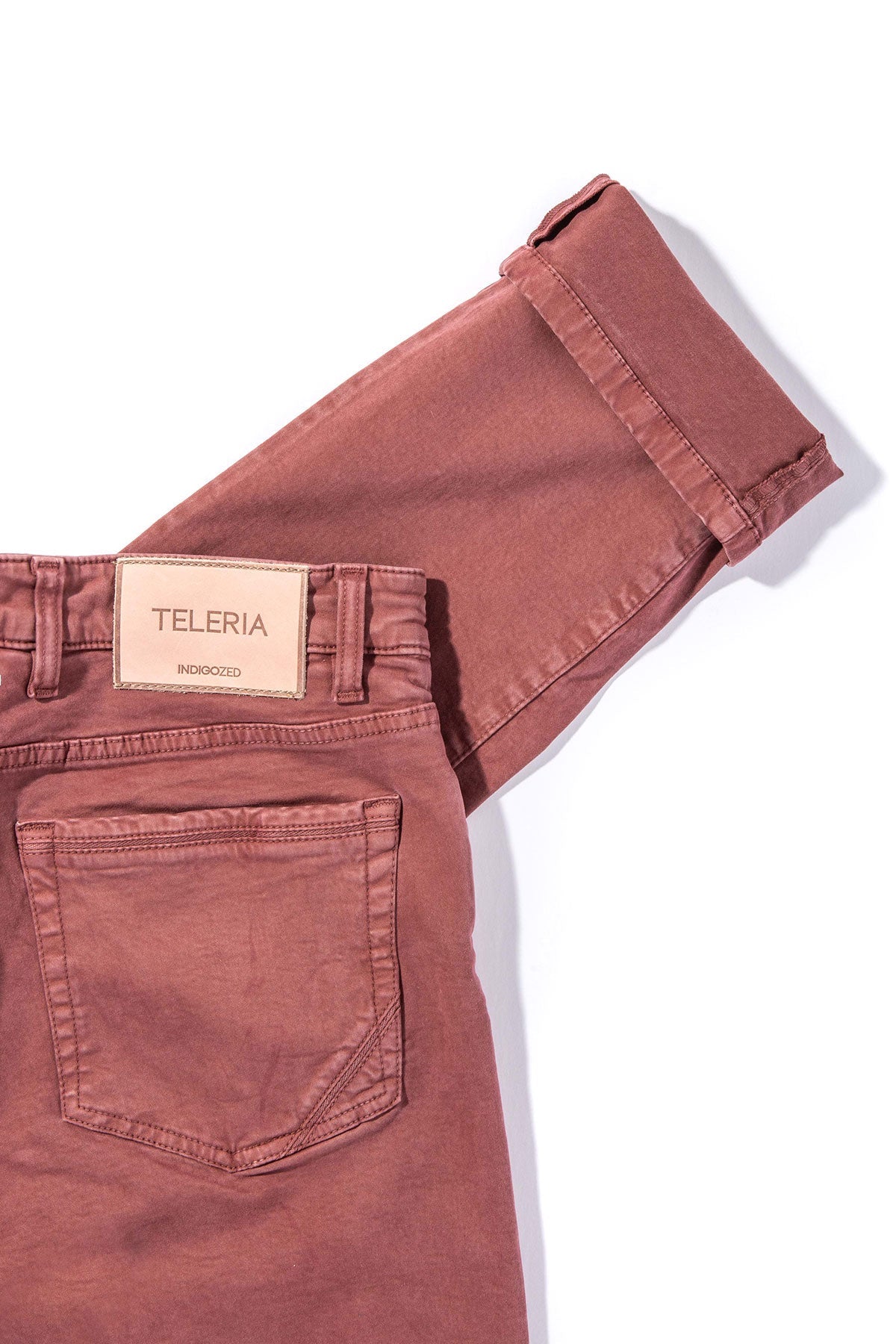 Ryland Rugged Soft Touch Cotton Jeans in Arancio