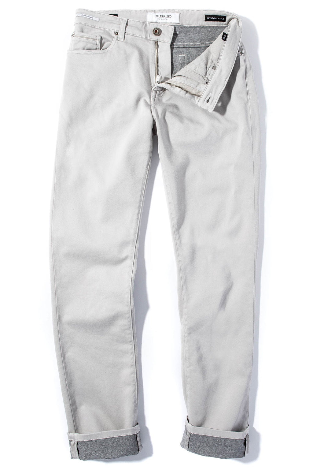 Stratton 5 Pocket Stretch Cotton In Sasso