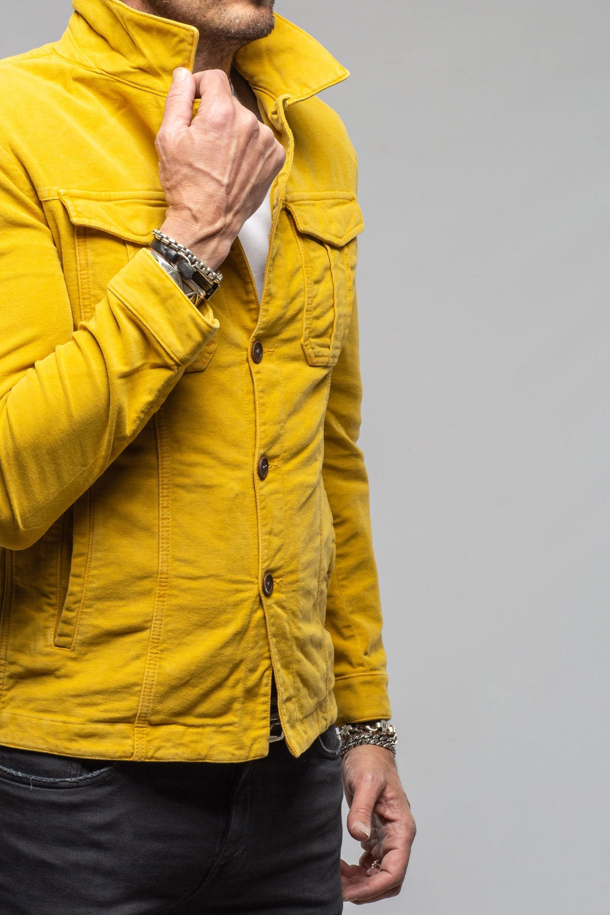Trace Overdyed Moleskin Overshirt