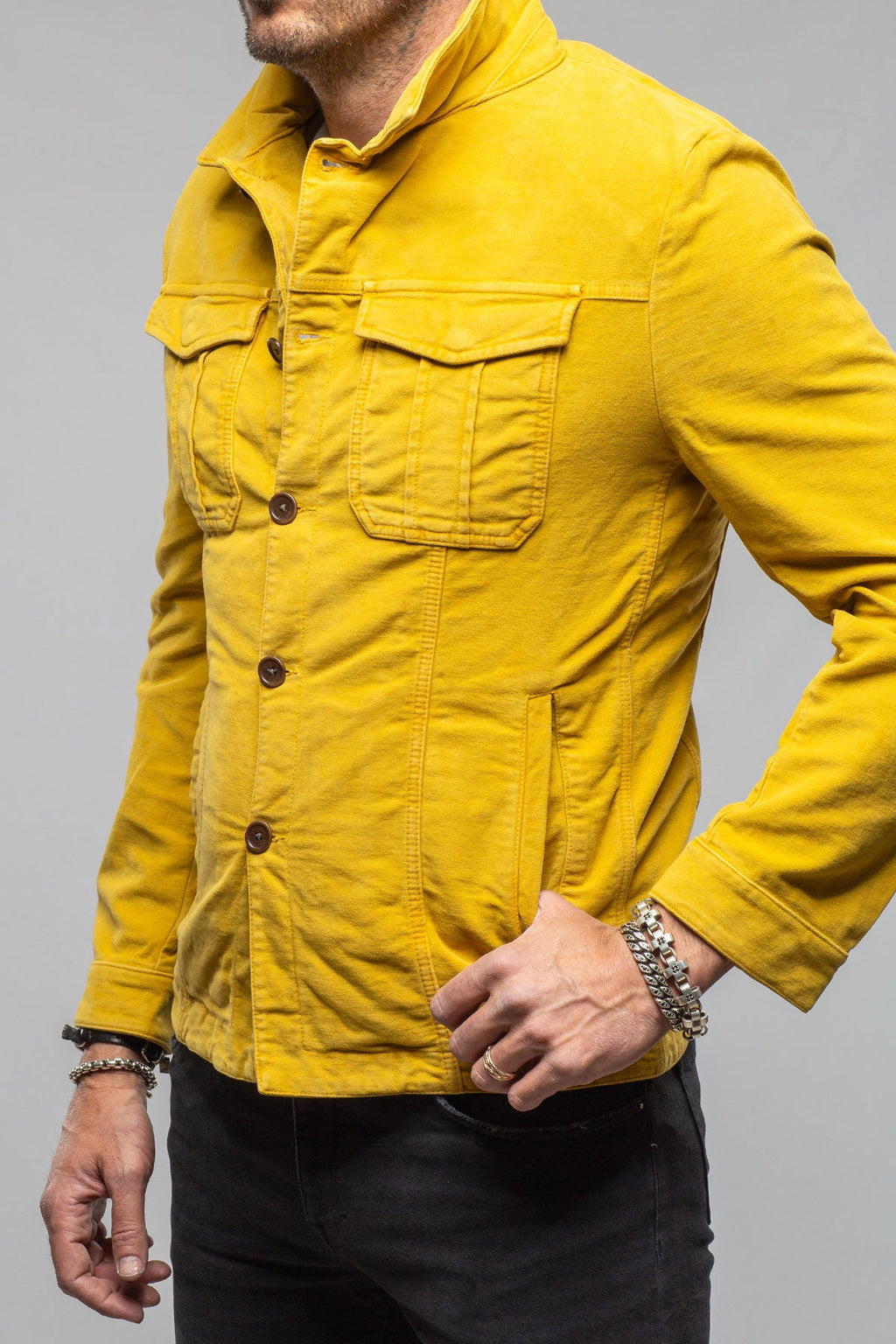 Trace Overdyed Moleskin Overshirt