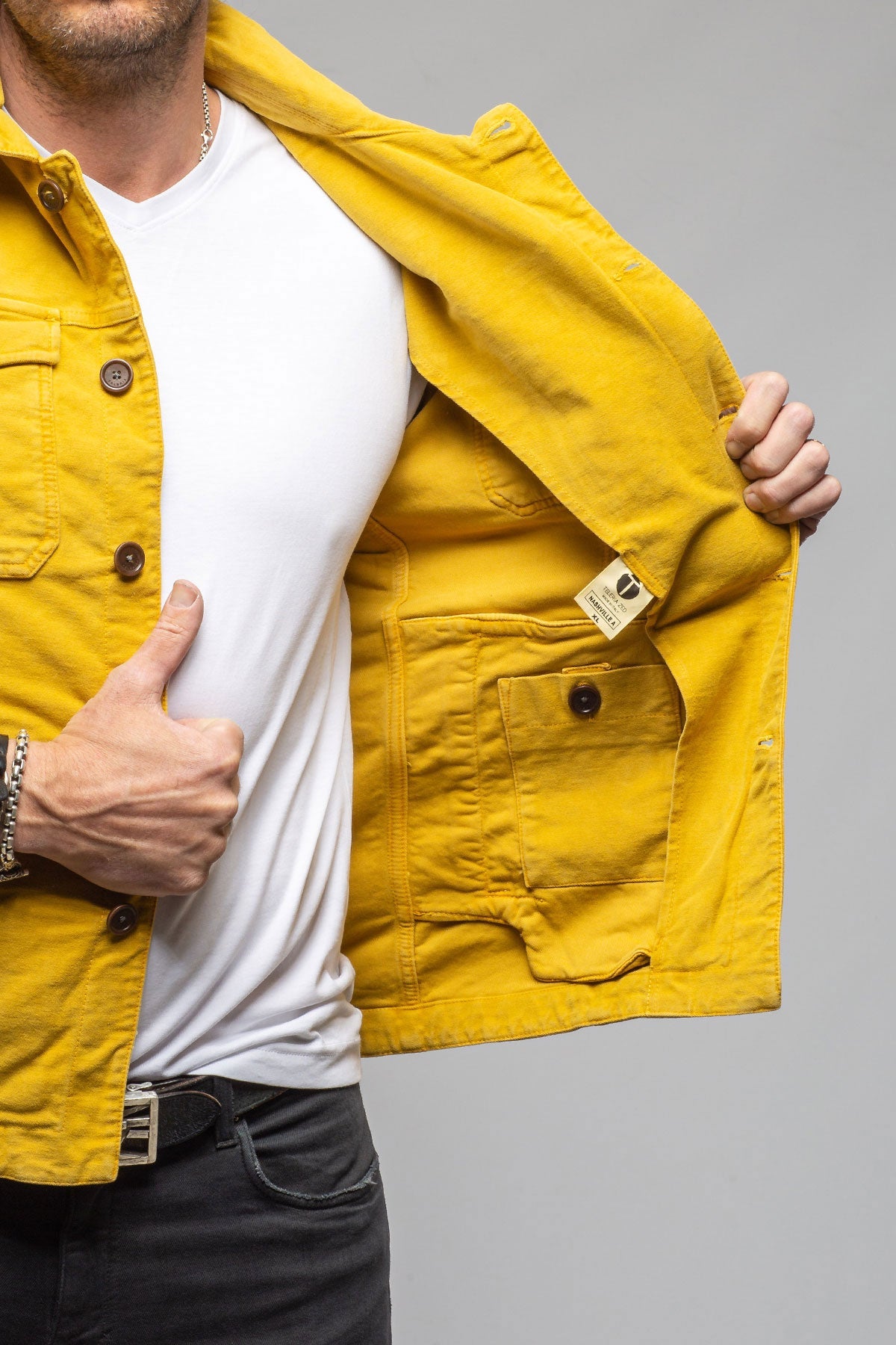 Trace Overdyed Moleskin Overshirt