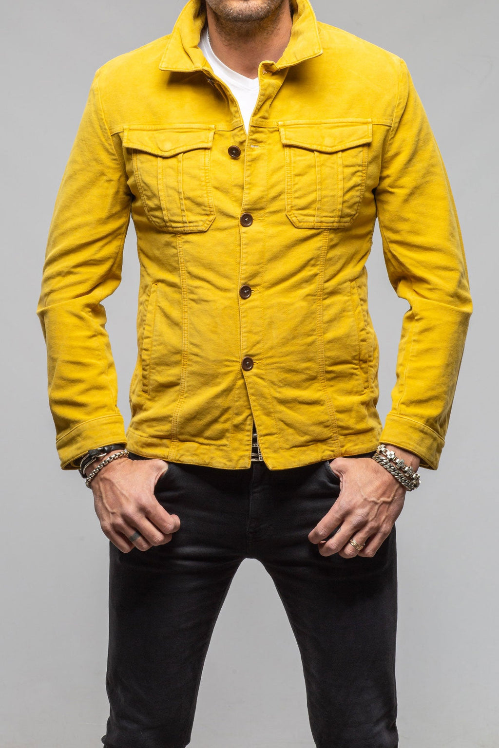 Trace Overdyed Moleskin Overshirt