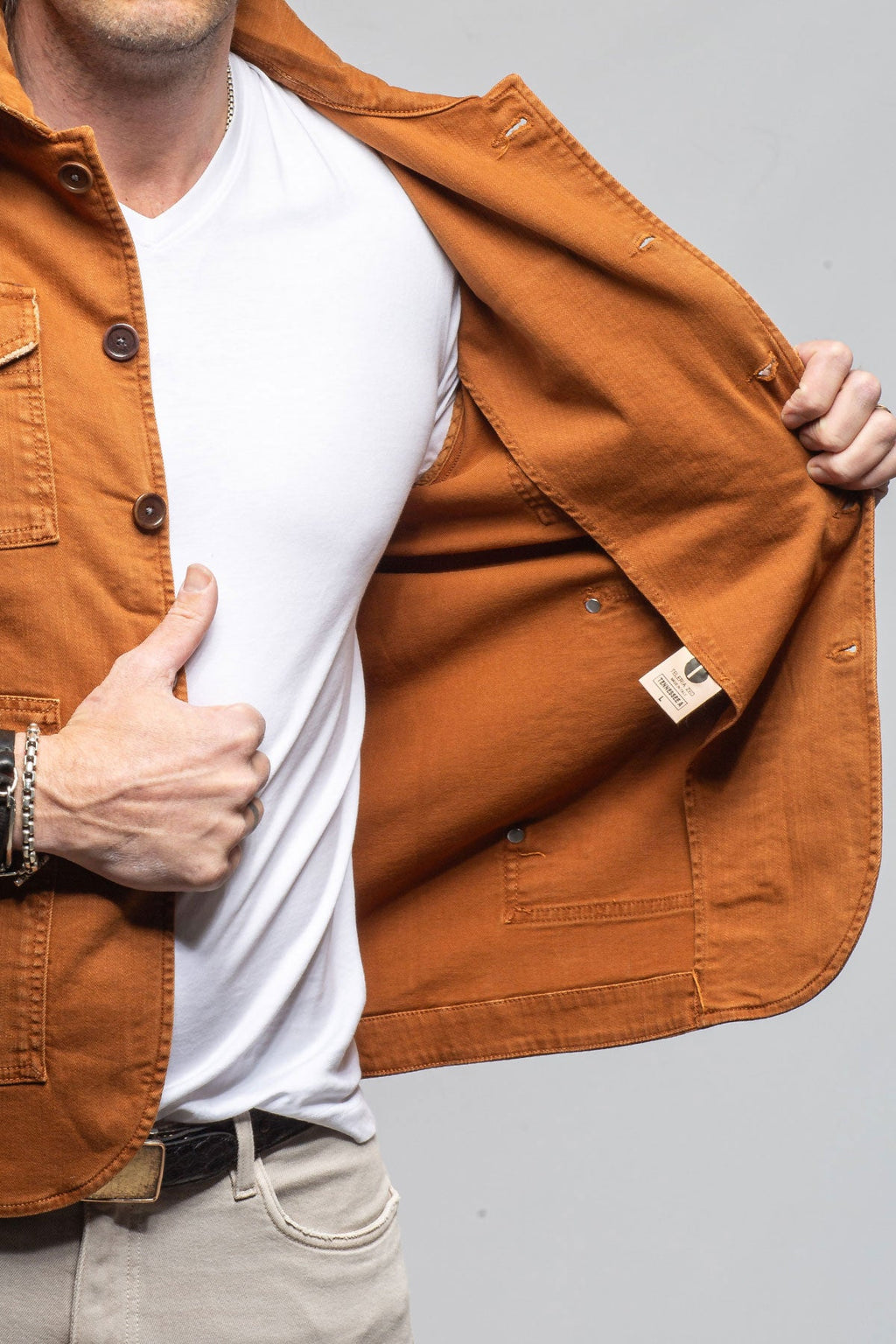 Walker Jean Jacket In Ruggine