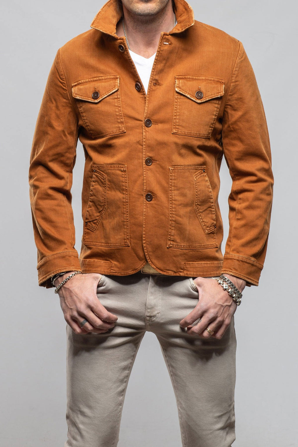 Walker Jean Jacket In Ruggine