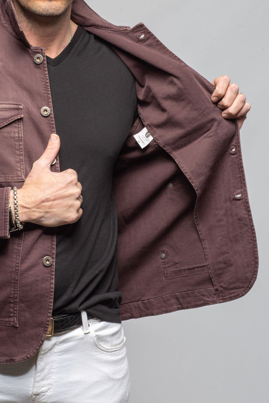 Walker Jean Jacket In Mosto