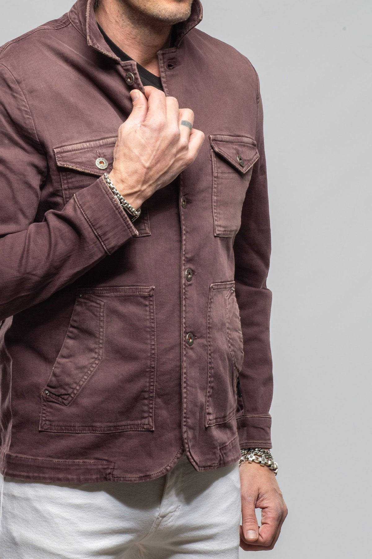 Walker Jean Jacket In Mosto