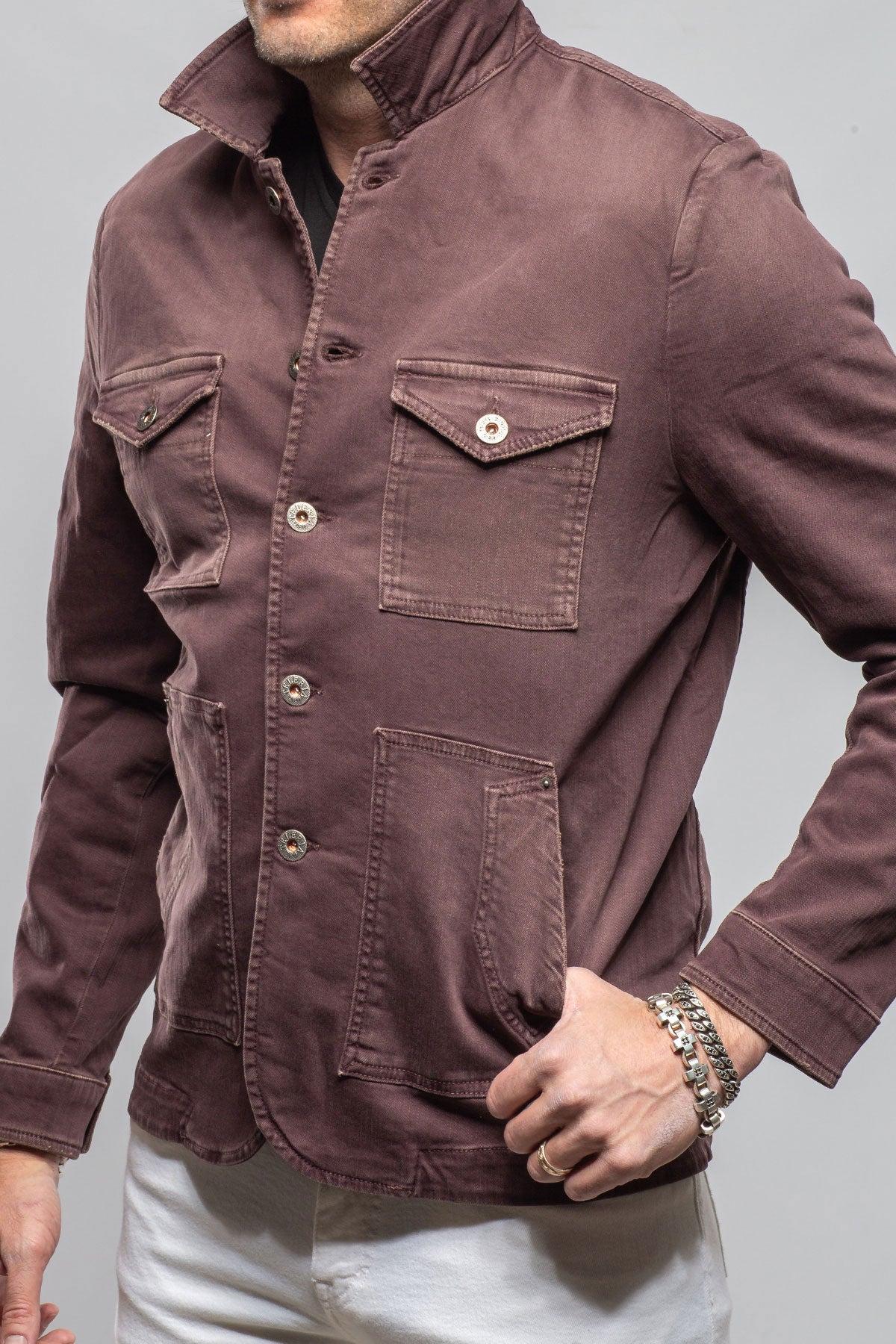 Walker Jean Jacket In Mosto
