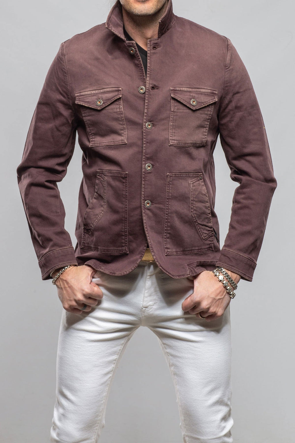 Walker Jean Jacket In Mosto