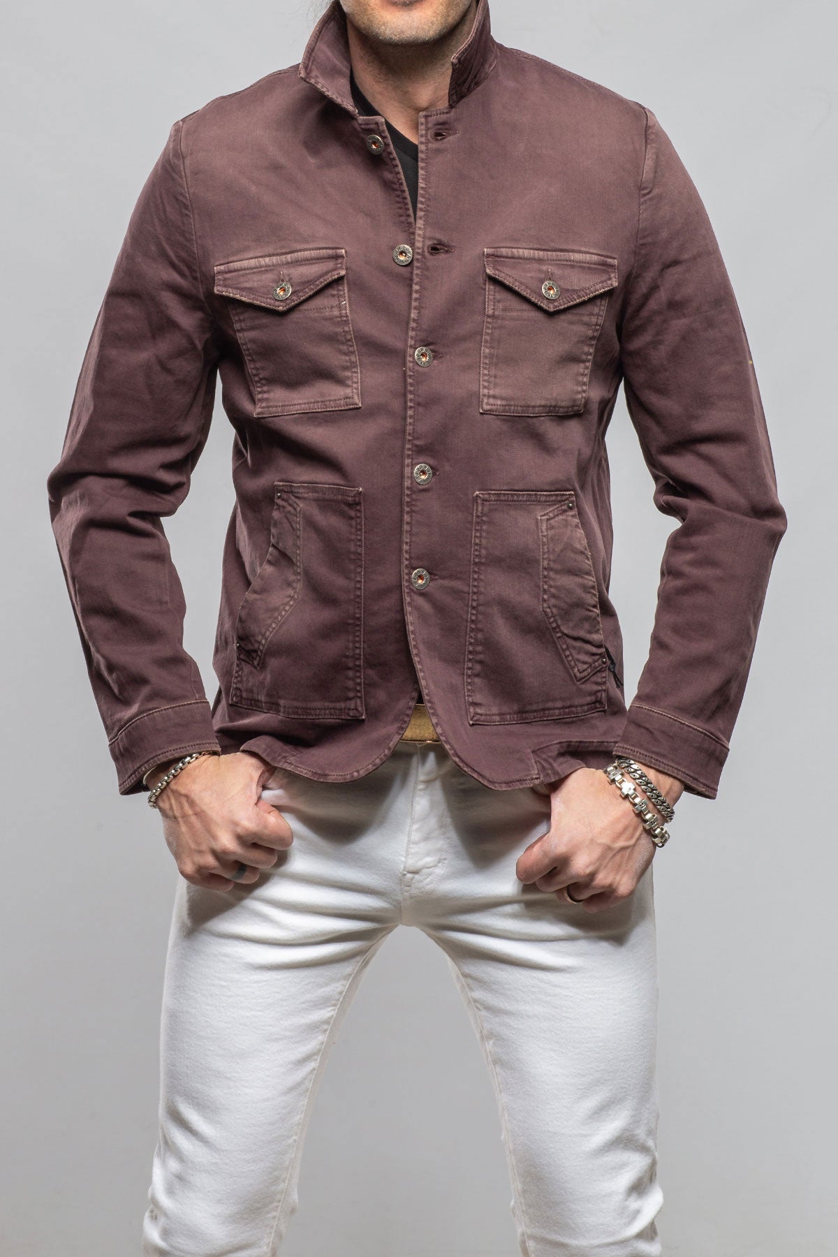 Walker Jean Jacket In Mosto