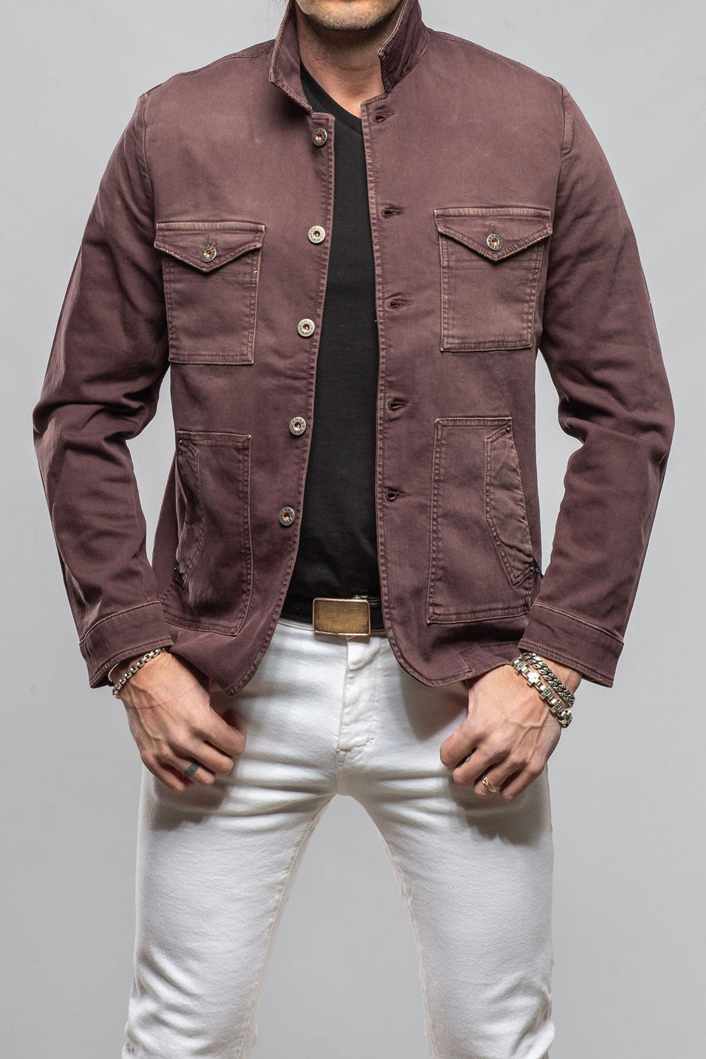 Walker Jean Jacket In Mosto