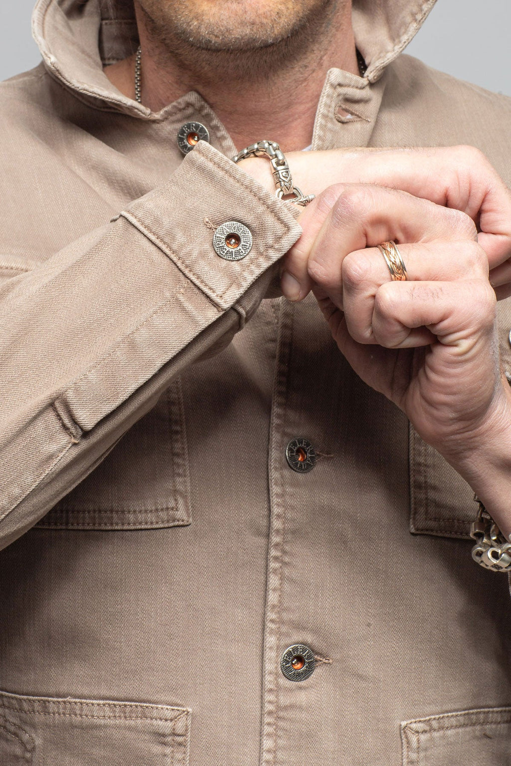 Walker Jean Jacket In Tortora