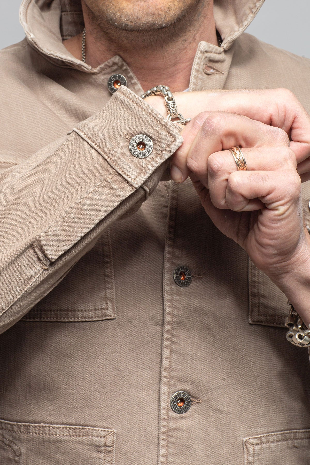 Walker Jean Jacket In Tortora