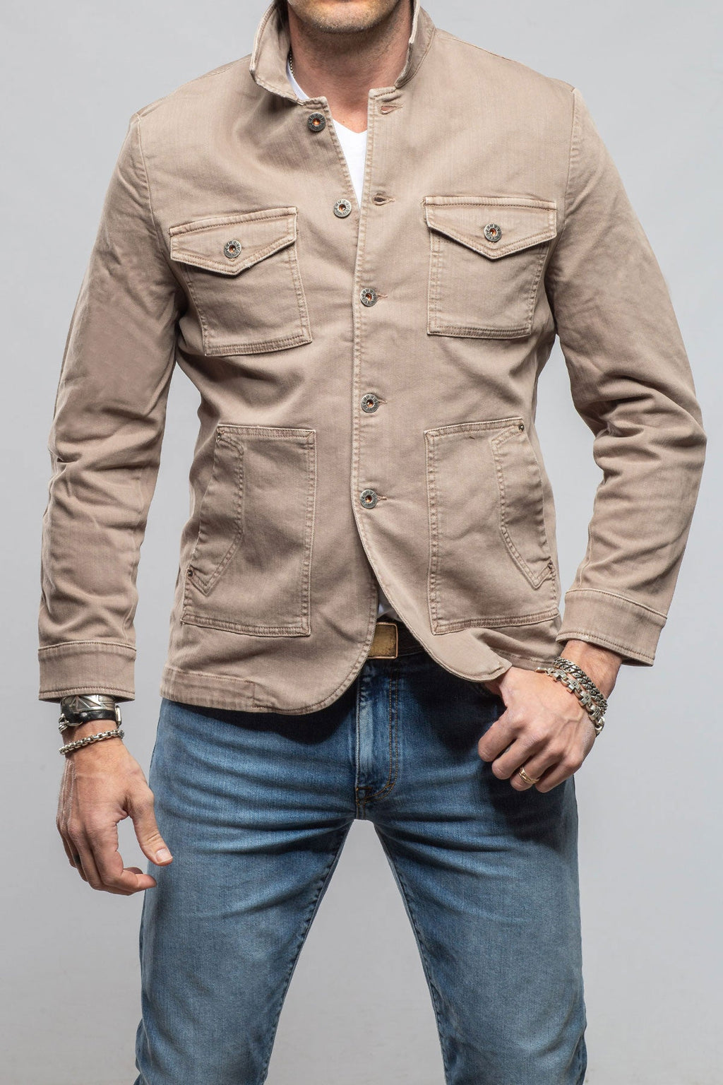 Walker Jean Jacket In Tortora