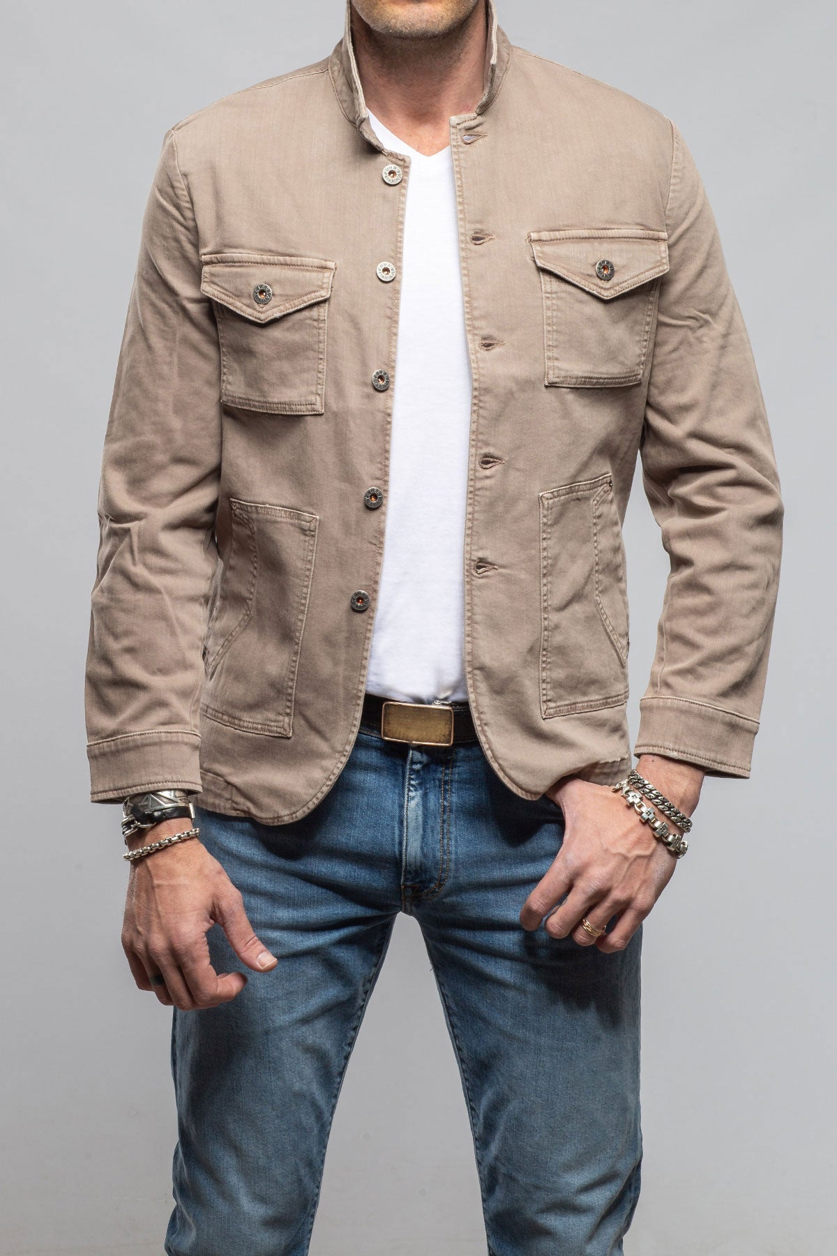 Walker Jean Jacket In Tortora