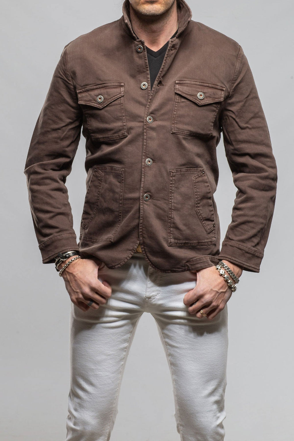 Walker Jean Jacket In Wenge