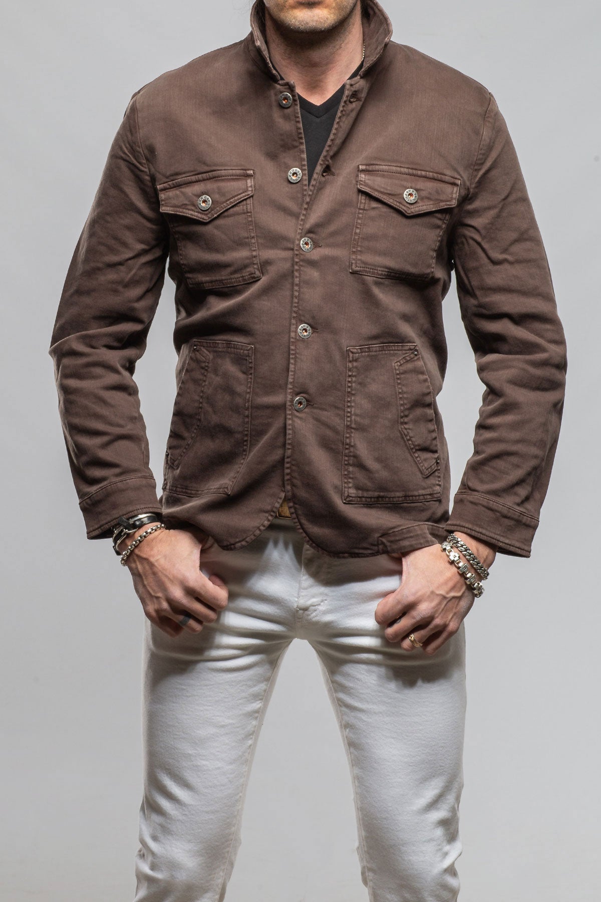 Walker Jean Jacket In Wenge
