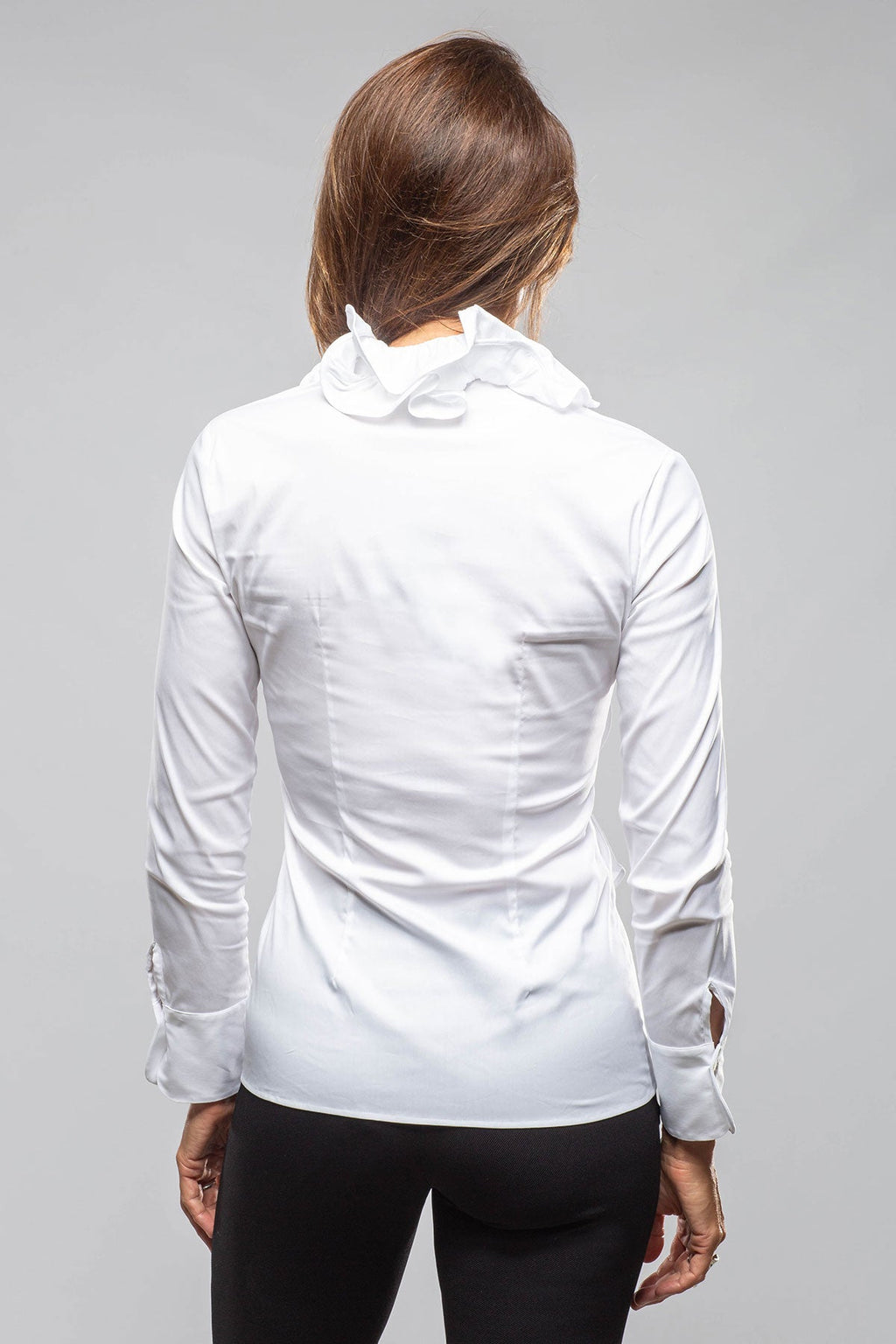 Lyla Ruffle Blouse In White