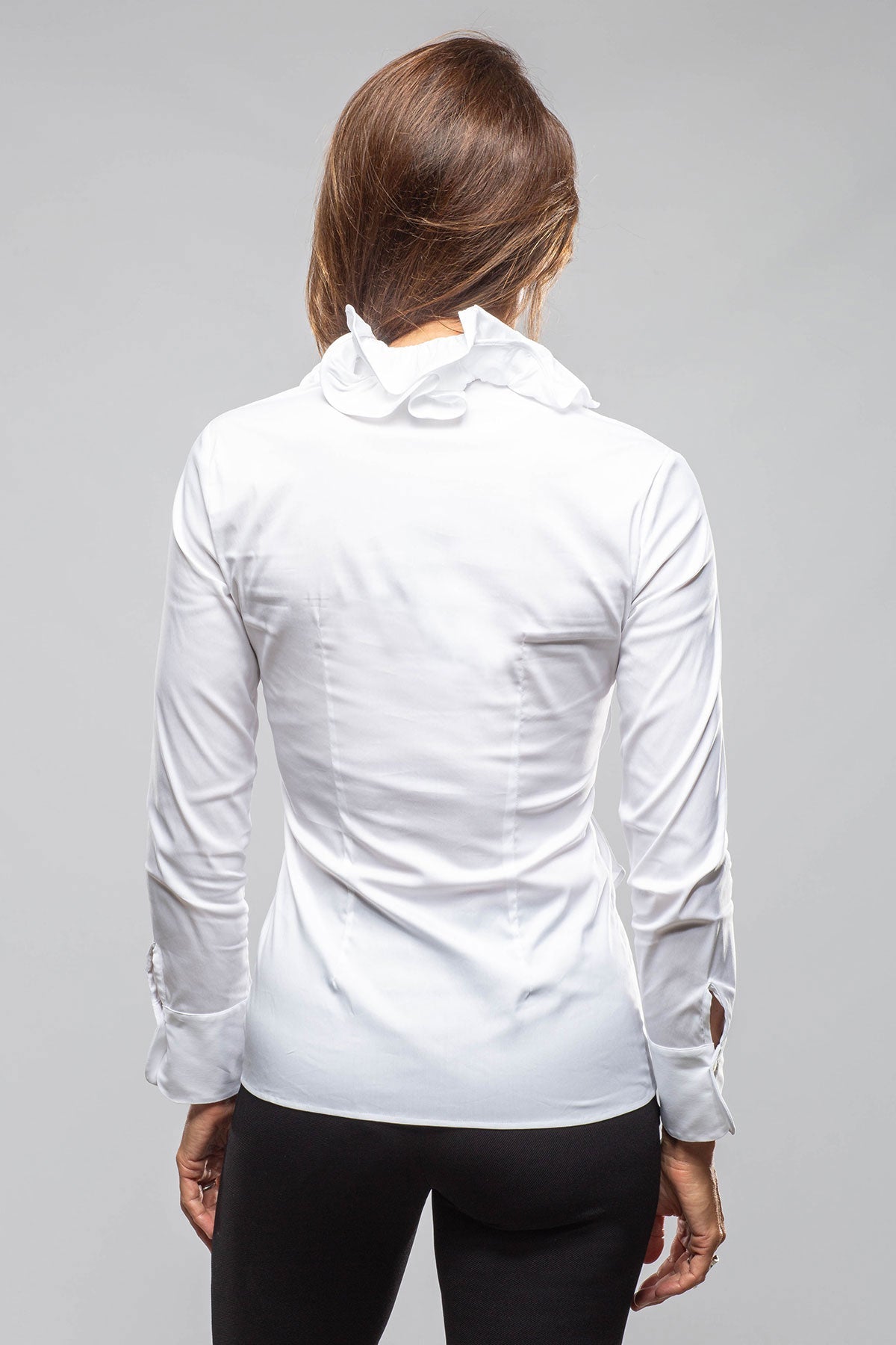 Lyla Ruffle Blouse In White
